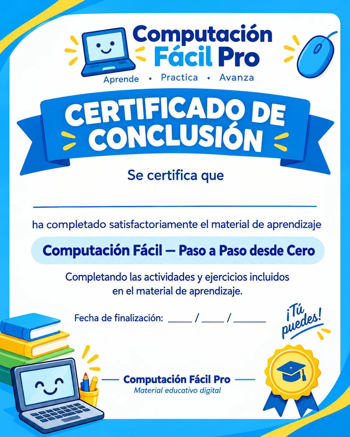 Bono 6 - Certificado de Reconocimiento