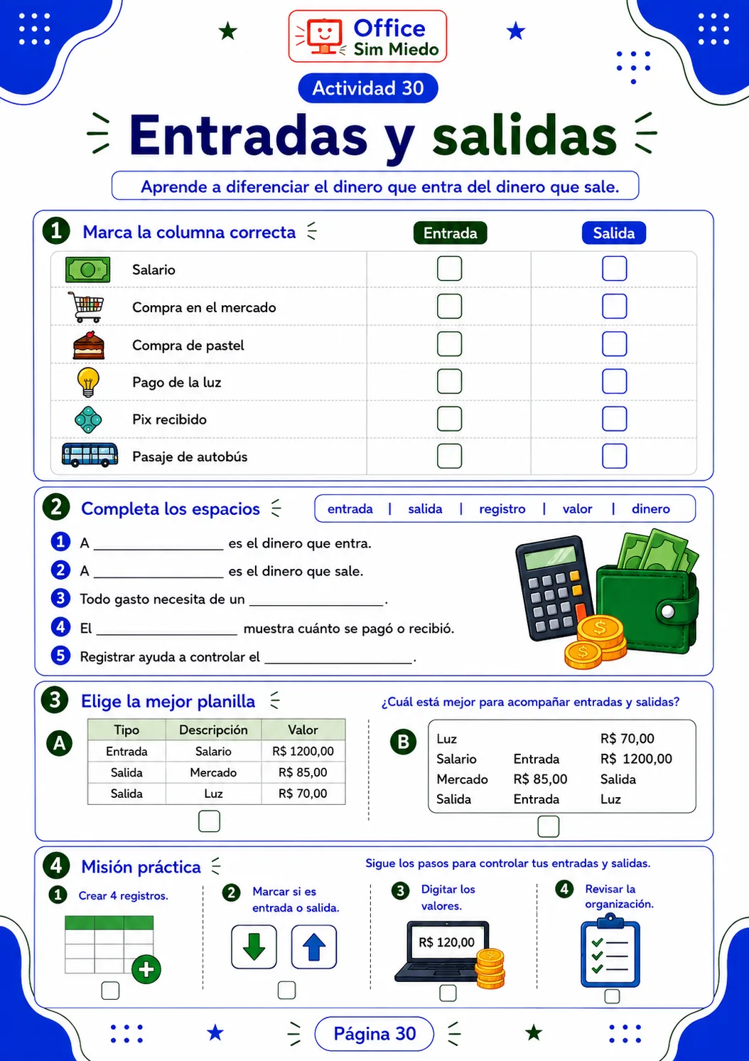 Excel Sin Miedo — Control mensual